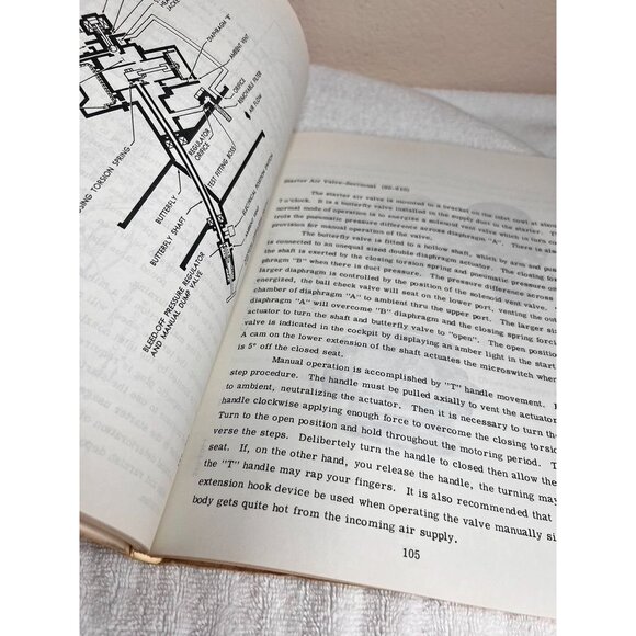 1970s General Electric CF6-6 Basic Engine Systems Student Notebooks Manuals - Picture 11 of 12